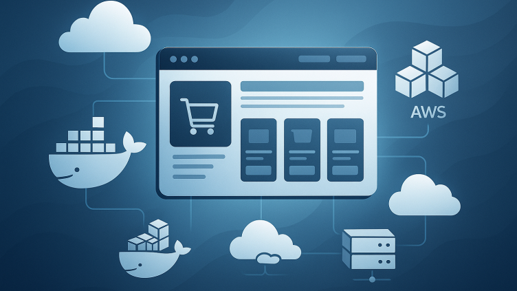 Containerized Full-Stack Web Application illustration
